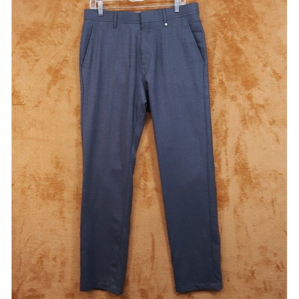 BURBERRY Wool Dress Pants Mens Size 48 Gray Italy Tailored Luxury